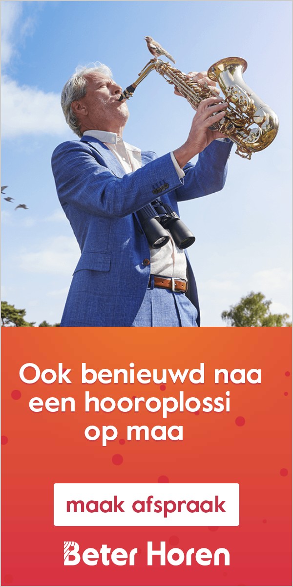 Saxofonist met de vraag Ook benieuwd