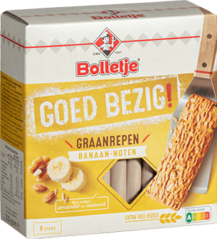 Goed Bezig! graanrepen banaan-noten