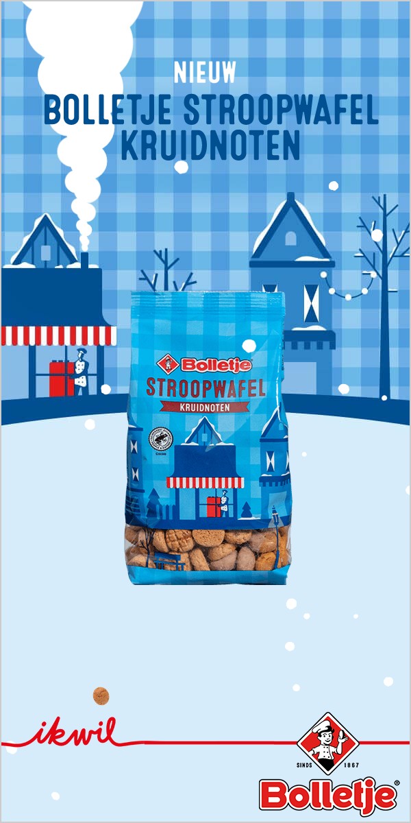Kruidnoten op 3,0 s: Bolletje Stroopwafel kruidnoten