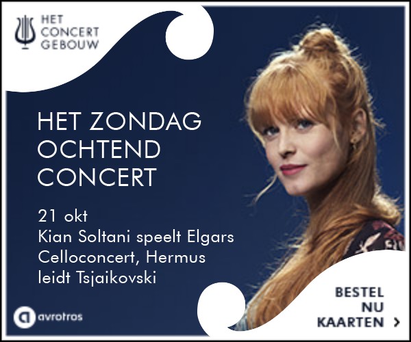 Zondagochtend Concert 300×250: 21 okt, Kian Soltani speelt Elgars Celloconcert
