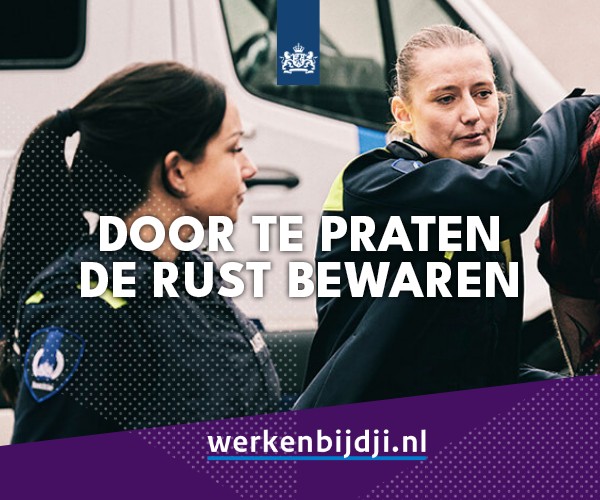 Door te praten de rust bewaren