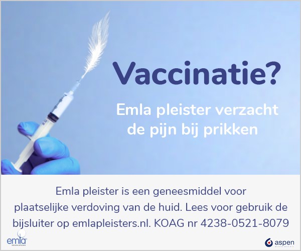300×250: Vaccinatie? Emla pleister verzacht de pijn bij prikken