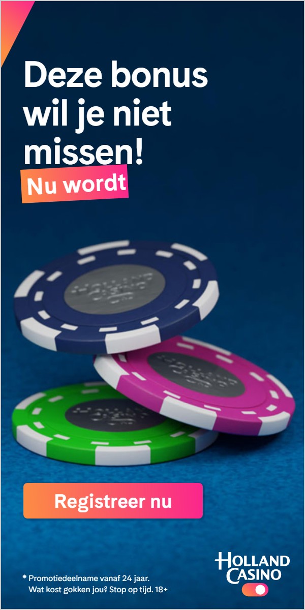 Casino 300×600 op 0,6 seconde: Deze bonus wil je niet missen!, het label rolt uit