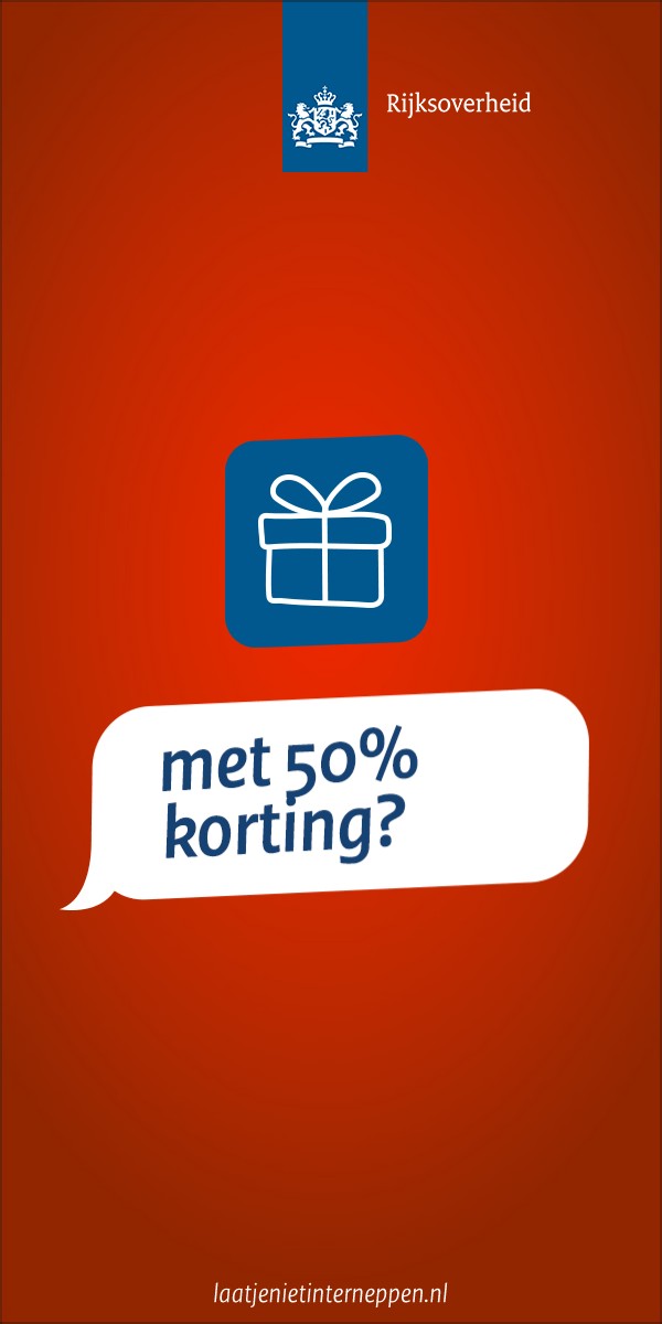 300×600 op 3,2 seconden: met 50% korting? met een cadeautje