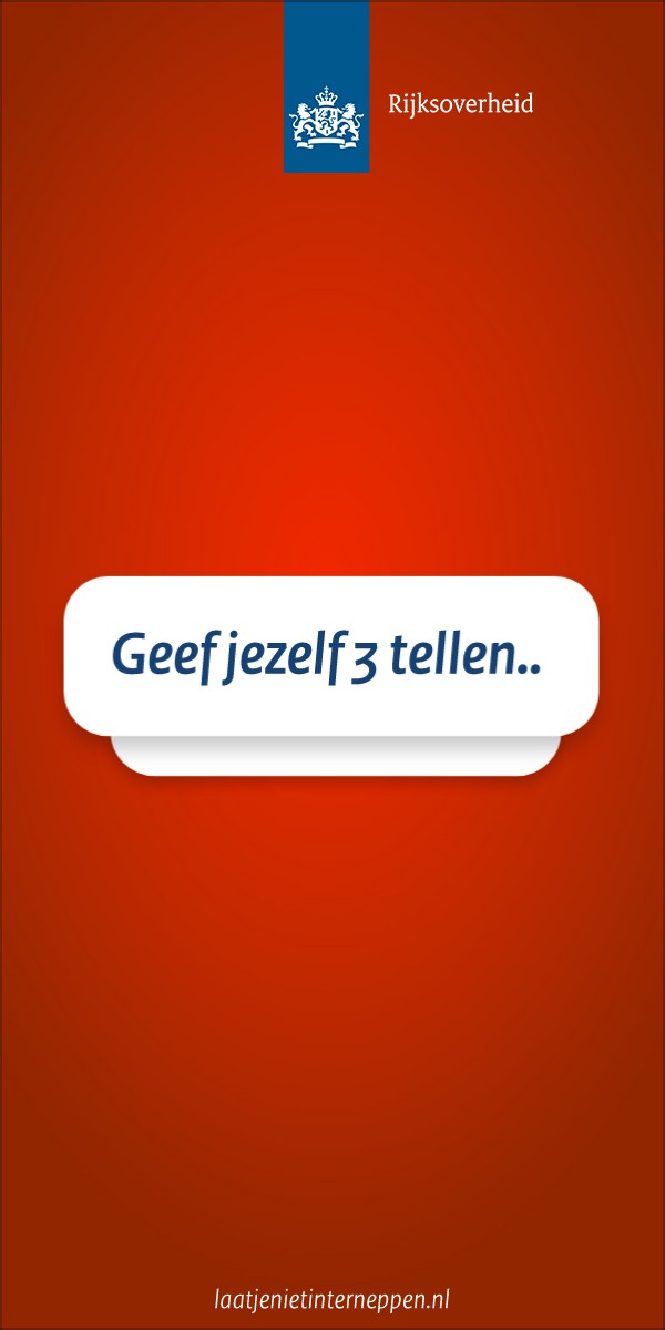 300×600 op 4,8 seconden: Geef jezelf 3 tellen..