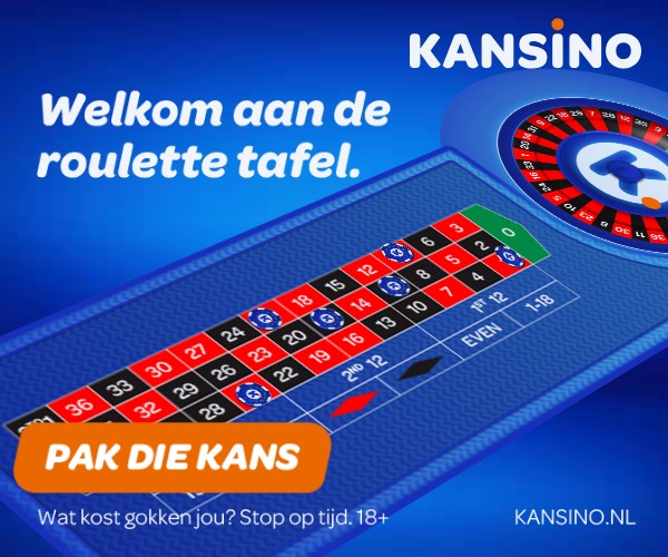 Welkom aan de roulette tafel.