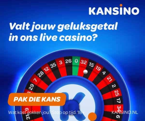 Valt jouw geluksgetal in ons live casino?