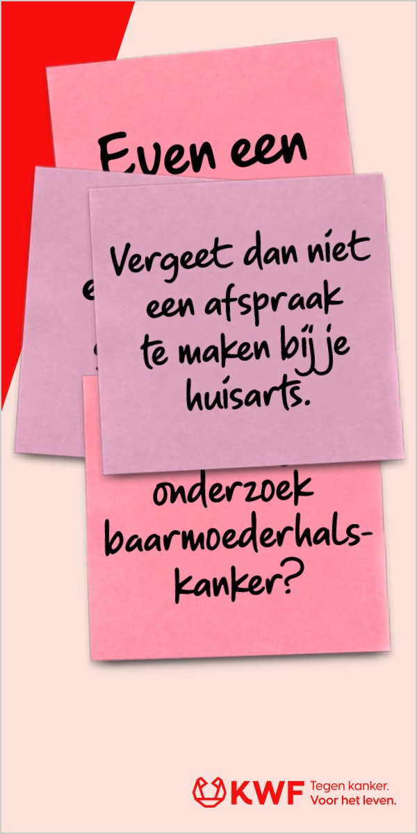 Vergeet dan niet een afspraak te maken bij je huisarts.