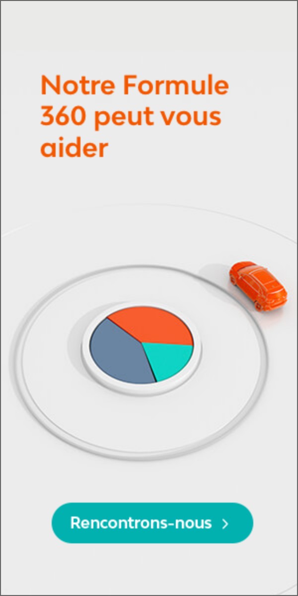 Notre Formule 360 peut vous aider, taartdiagram op de draaischijf