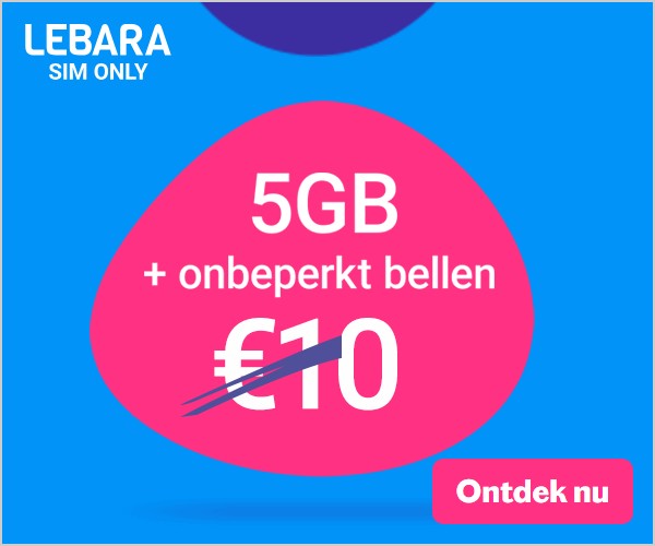 5GB + onbeperkt bellen €10