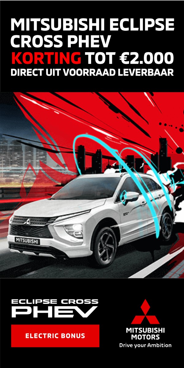 Mitsubishi Eclipse Cross PHEV korting tot €2.000, direct uit voorraad leverbaar, rode graffiti