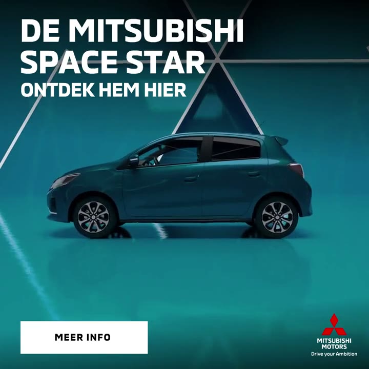 De Mitsubishi Space Star, ontdek hem hier