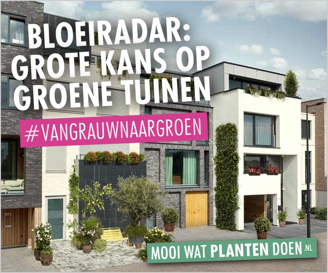 Variant 3: Bloeiradar: grote kans op groene tuinen