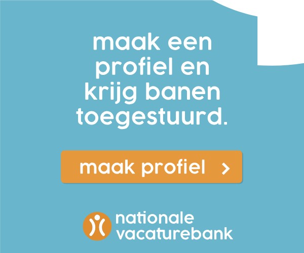 maak een profiel en krijg banen toegestuurd. maak profiel