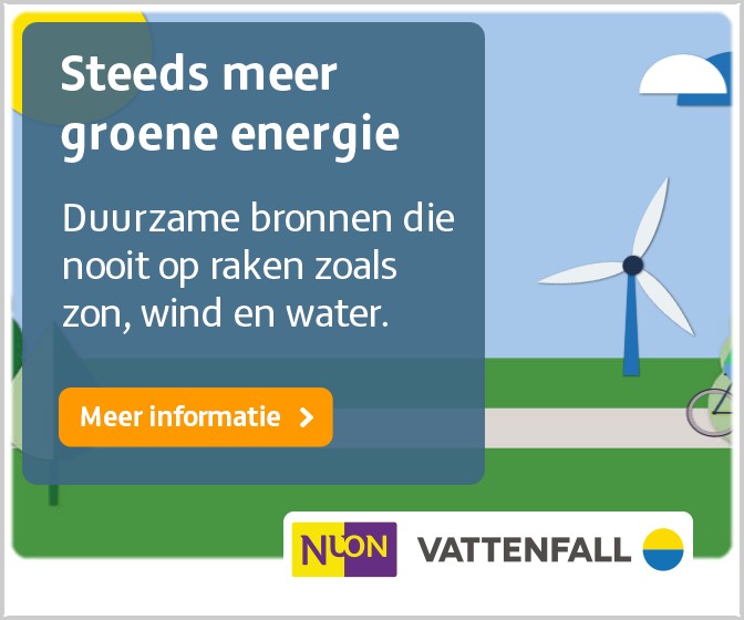 Steeds meer groene energie
