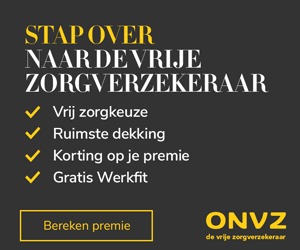 Do: STAP OVER NAAR DE VRIJE ZORGVERZEKERAAR met checklist en de knop Bereken premie
