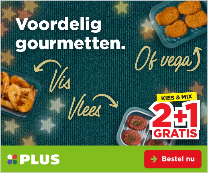 Voordelig gourmetten. Kies en mix 2+1 gratis