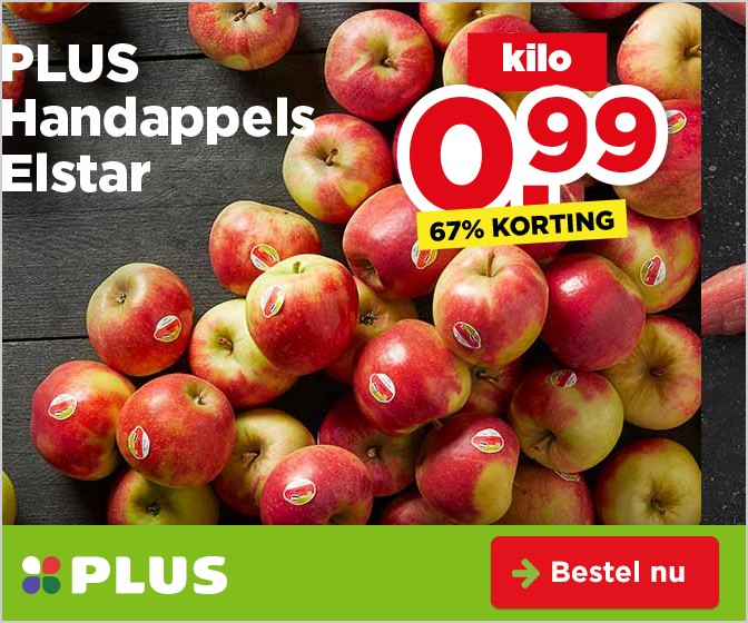 PLUS Handappels Elstar, kilo 0.99