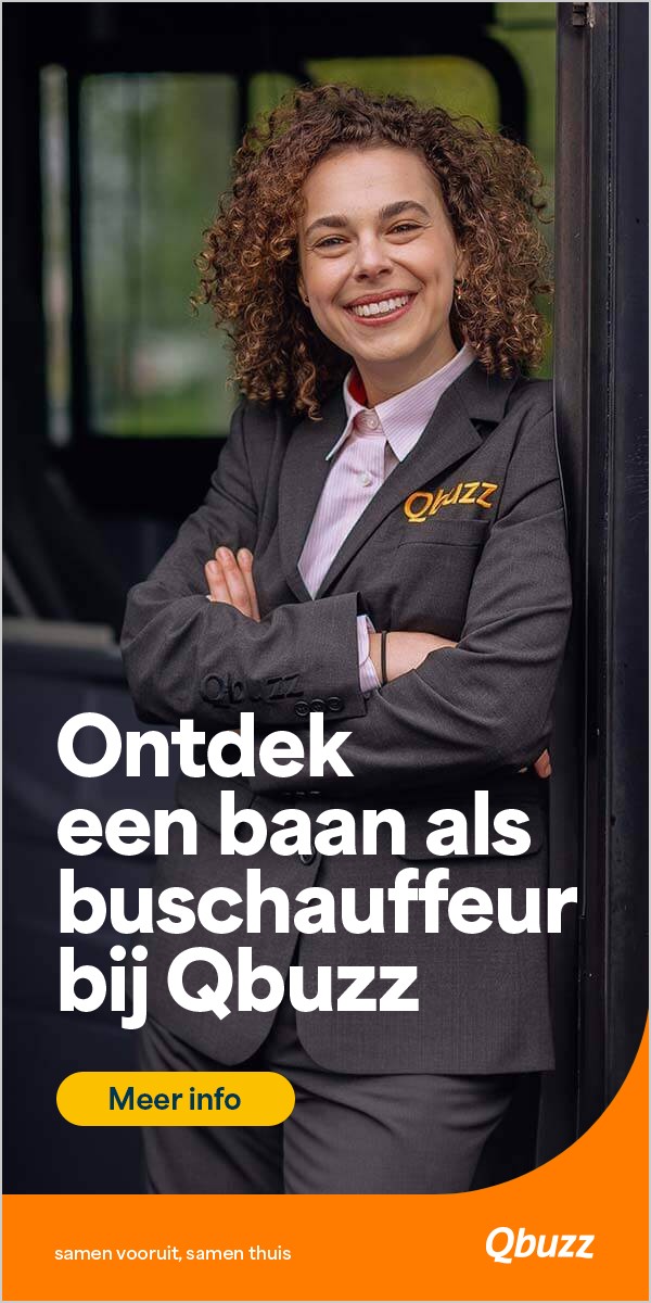 Eindbeeld Ontdek een baan als buschauffeur bij Qbuzz