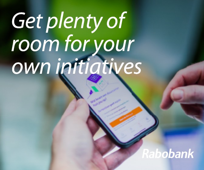 Get plenty of room for your own initiatives