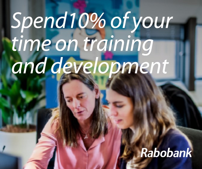 Spend 10% of your time on training and development