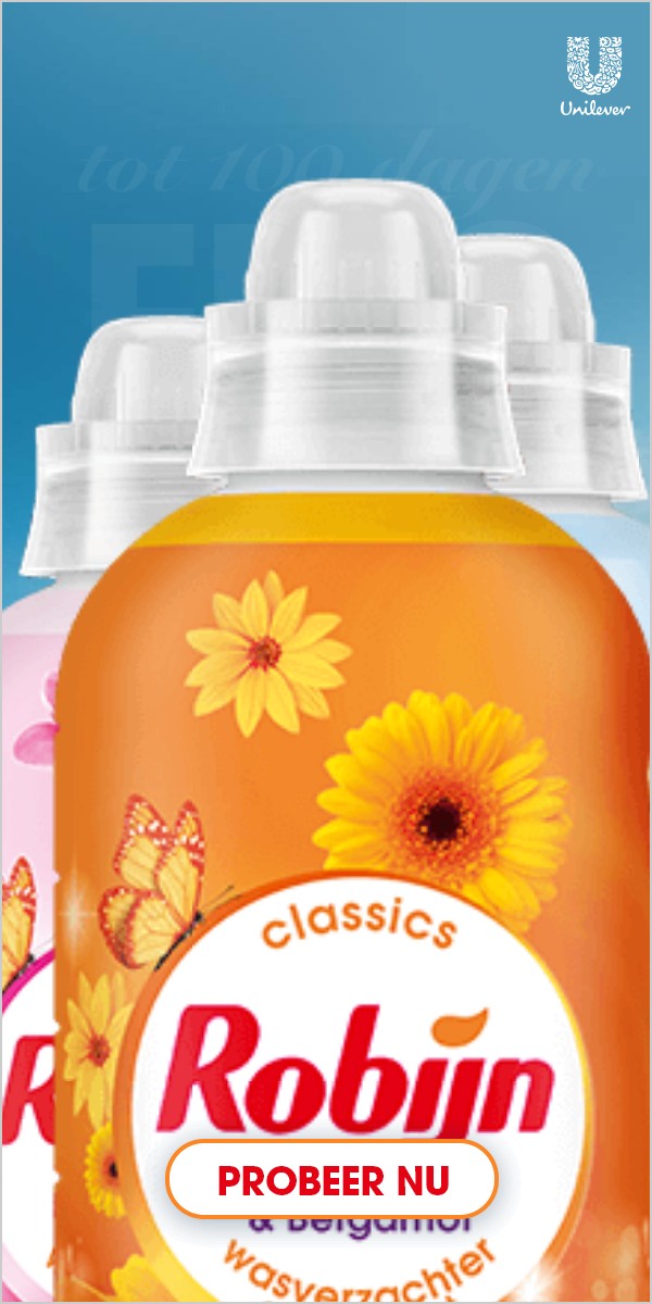 De oranje fles komt van dichtbij in beeld