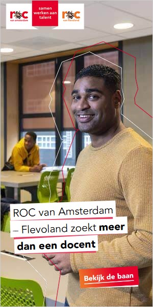 Eindbeeld in het lokaal: ROC van Amsterdam – Flevoland zoekt meer dan een docent, Bekijk de baan