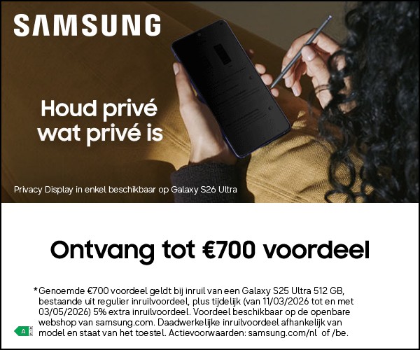Hand met S Pen en de S26 Ultra: Houd privé wat privé is