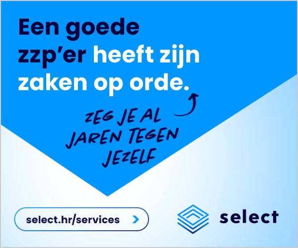 Een goede zzp'er heeft zijn zaken op orde