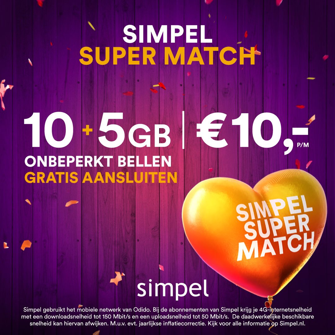 Post voor X: dezelfde deal met de ballon rechtsonder