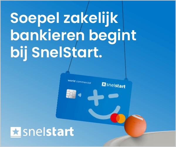 Soepel zakelijk bankieren begint bij SnelStart, met de pas aan het touw