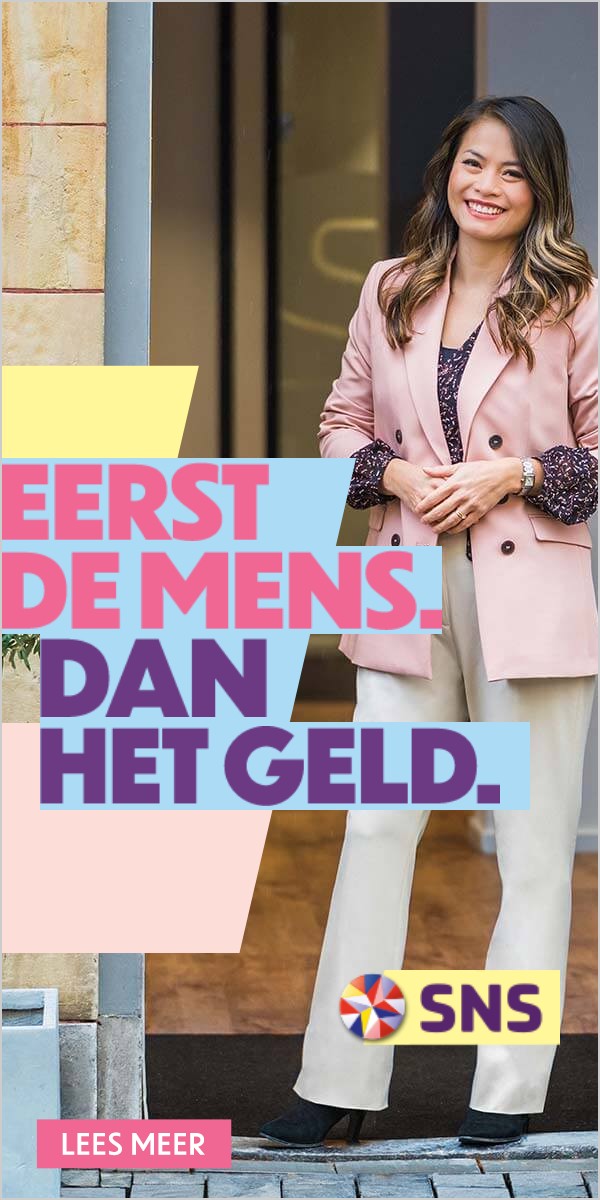 Eindbeeld: Eerst de mens. Dan het geld.