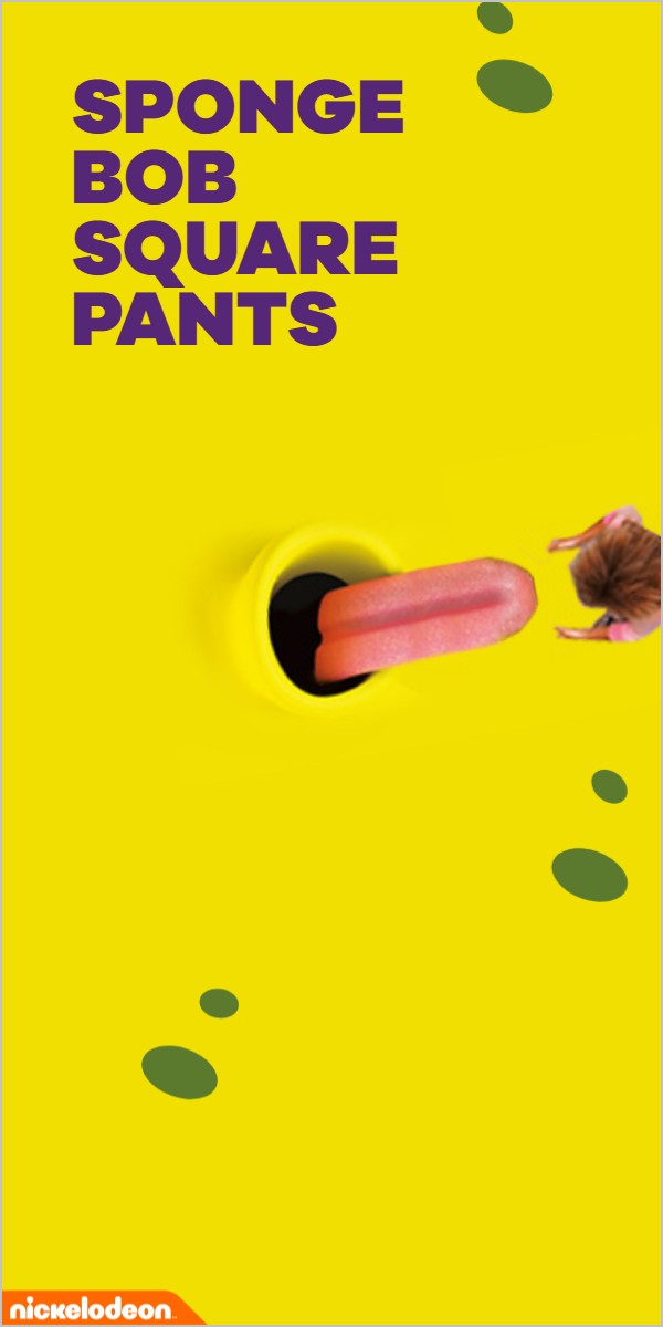 Een meisje op de tong