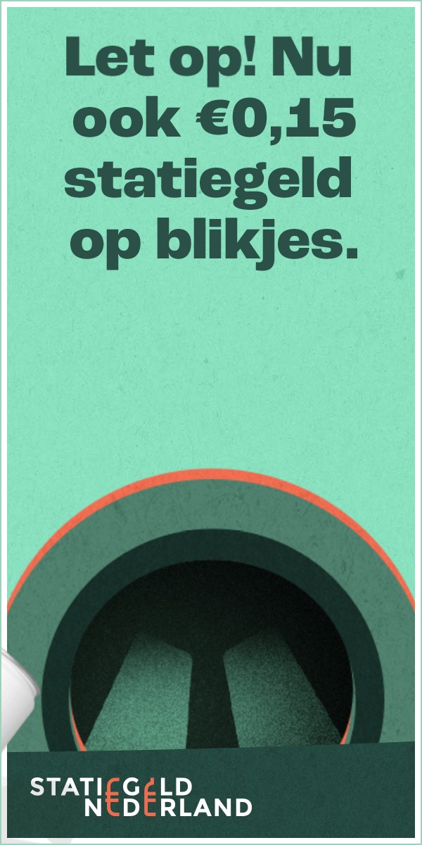Let op! Nu ook €0,15 statiegeld op blikjes, met het lege gat