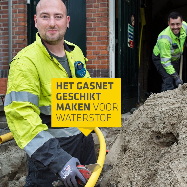 Het gasnet geschikt maken voor waterstof