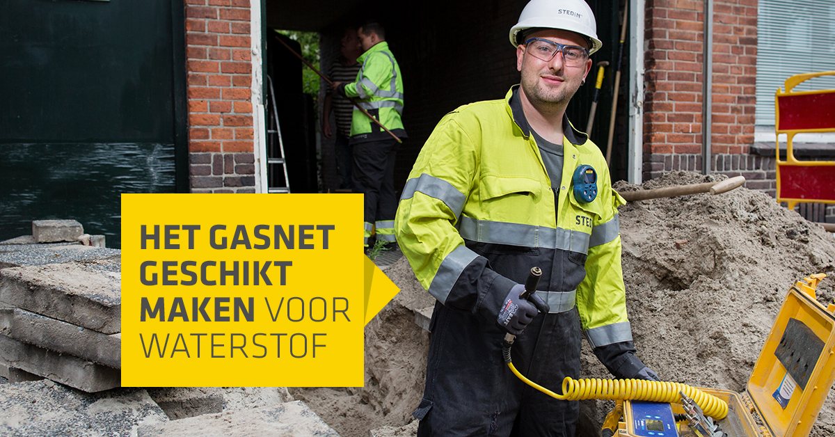 Het gasnet geschikt maken voor waterstof