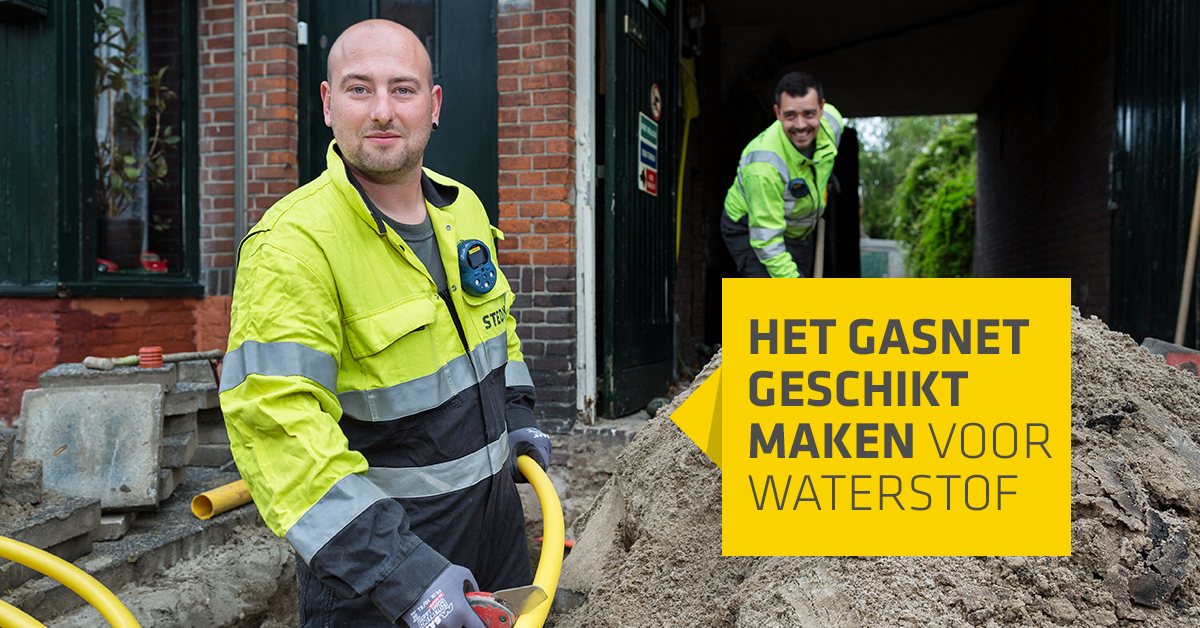 Het gasnet geschikt maken voor waterstof