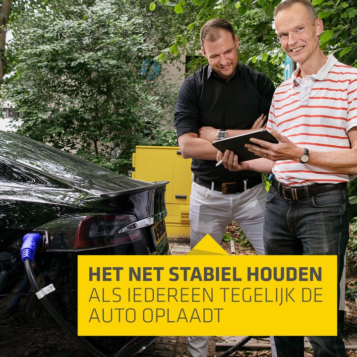 Het net stabiel houden als iedereen tegelijk de auto oplaadt