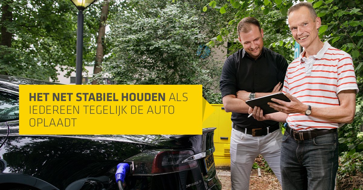 Het net stabiel houden als iedereen tegelijk de auto oplaadt