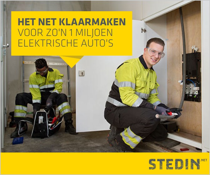Gele ballon: Het net klaarmaken voor zo'n 1 miljoen elektrische auto's