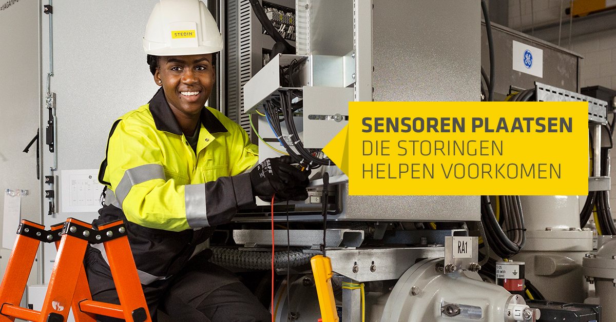 Sensoren plaatsen die storingen helpen voorkomen