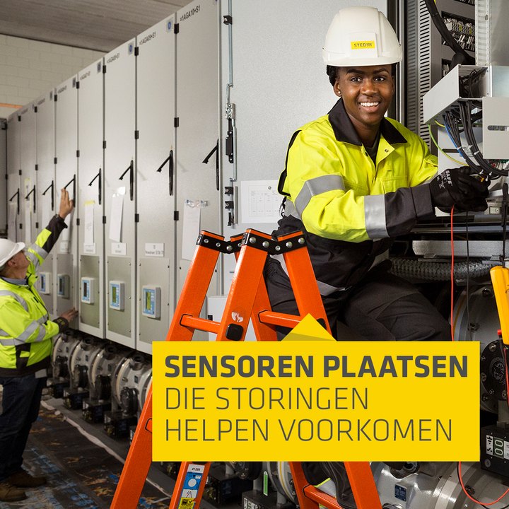 Sensoren plaatsen die storingen helpen voorkomen