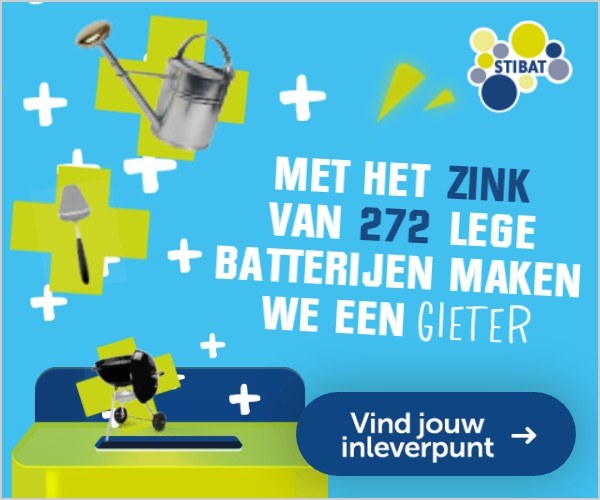 Eindbeeld met een blauwe knop Vind jouw inleverpunt