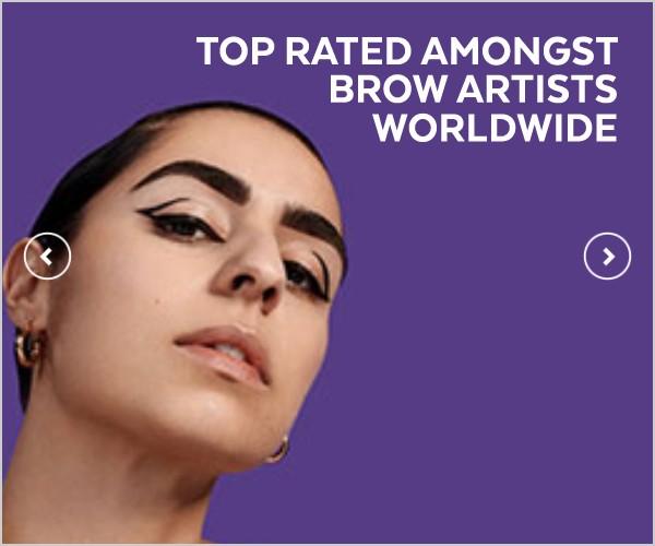 Top rated amongst brow artists worldwide