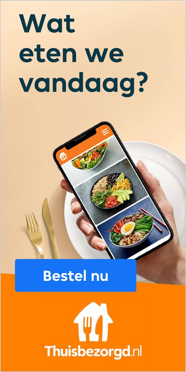 Salade, bowl en bibimbap op het scherm