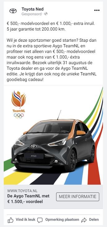 Lead ad Aygo, tweede versie