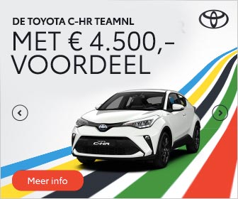Statische variant: De Toyota C-HR TeamNL met € 4.500,- voordeel