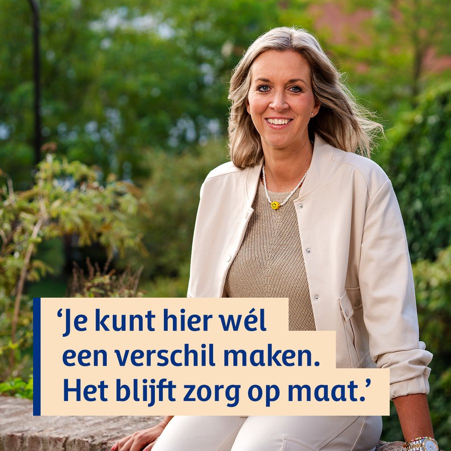 LinkedIn-advertentie: ‘Je kunt hier wél een verschil maken. Het blijft zorg op maat.’