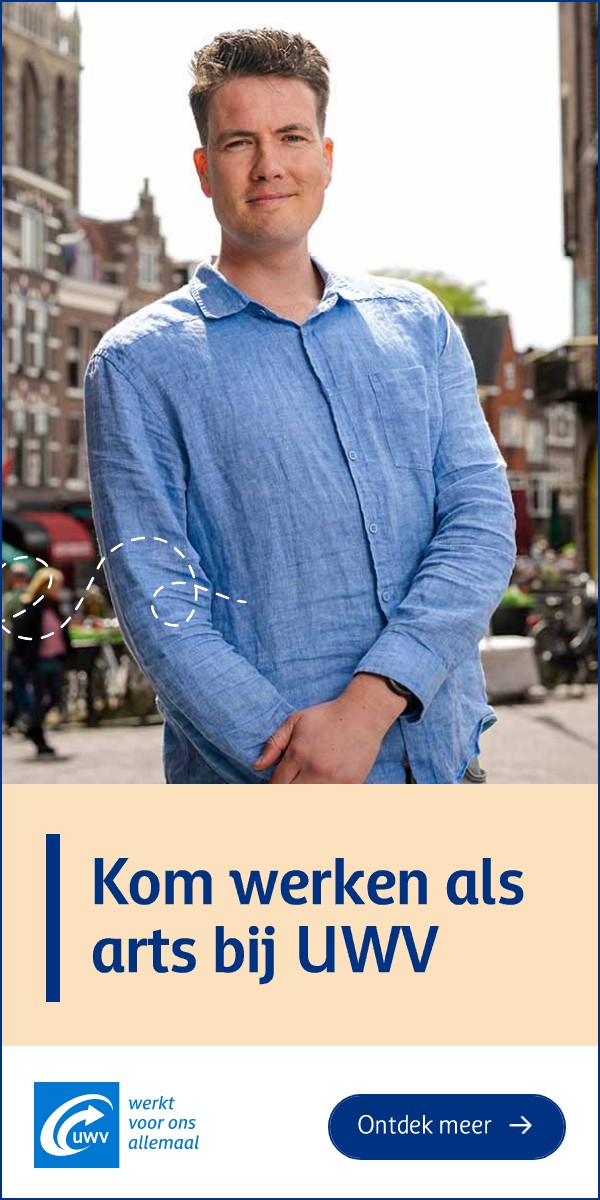 Banner op 10 seconden: Kom werken als arts bij UWV