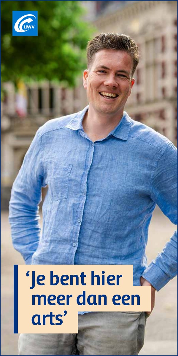 Banner op 2,5 seconden: ‘Je bent hier meer dan een arts’